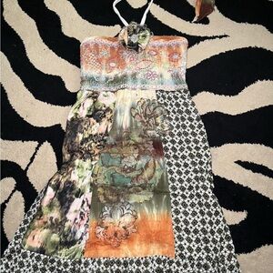 cute patchwork boho dress